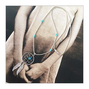 Vintage Sterling Silver Artisan Crafted Necklace